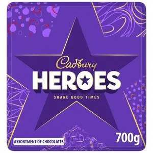 heroes chocolate tin