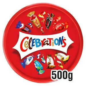 celebrations milk chocolate tub 550g