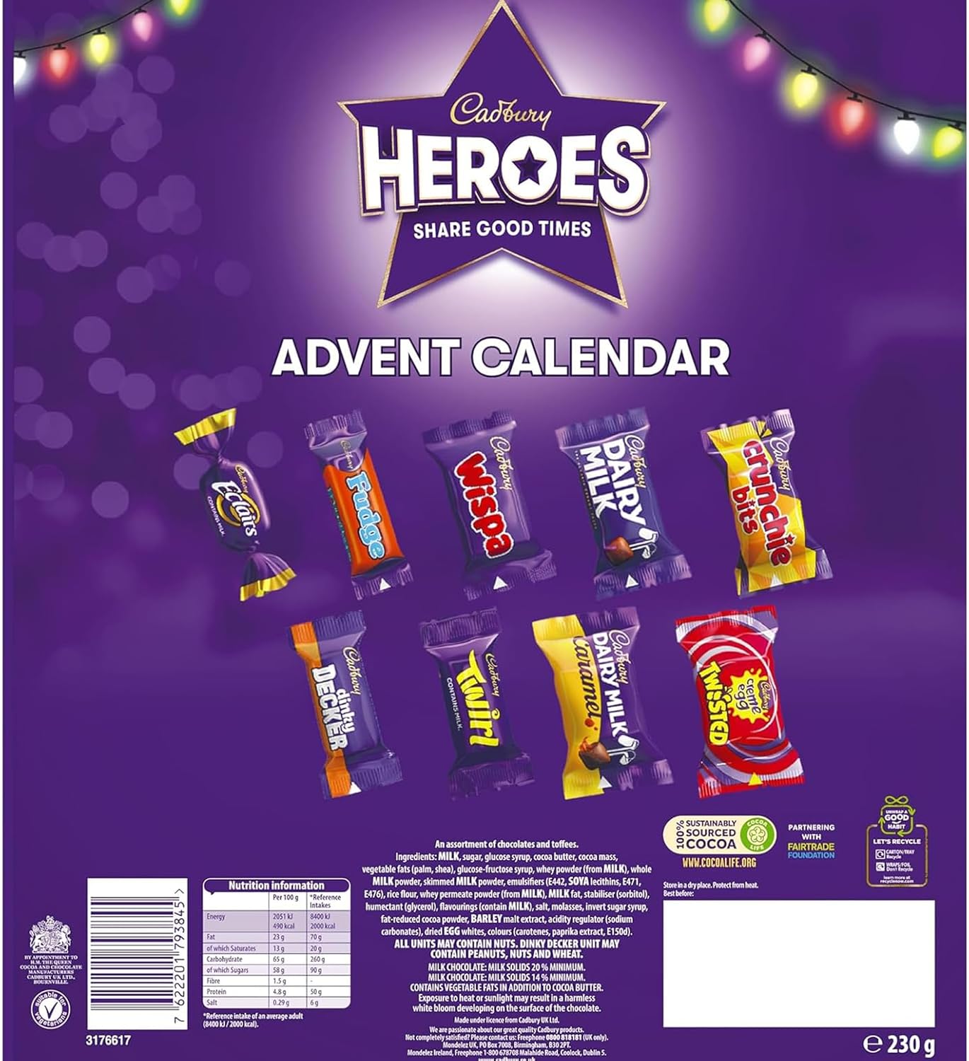 Cadbury Heroes Advent Calendar – 24 Festive Chocolate Treats | Shopperxxmart 7 Cadbury Heroes Advent Calendar – 24 Festive Chocolate Treats | Shopperxxmart - Image 7