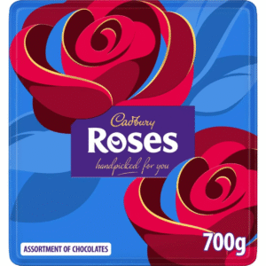 cadbury roses chocolate tin 700g